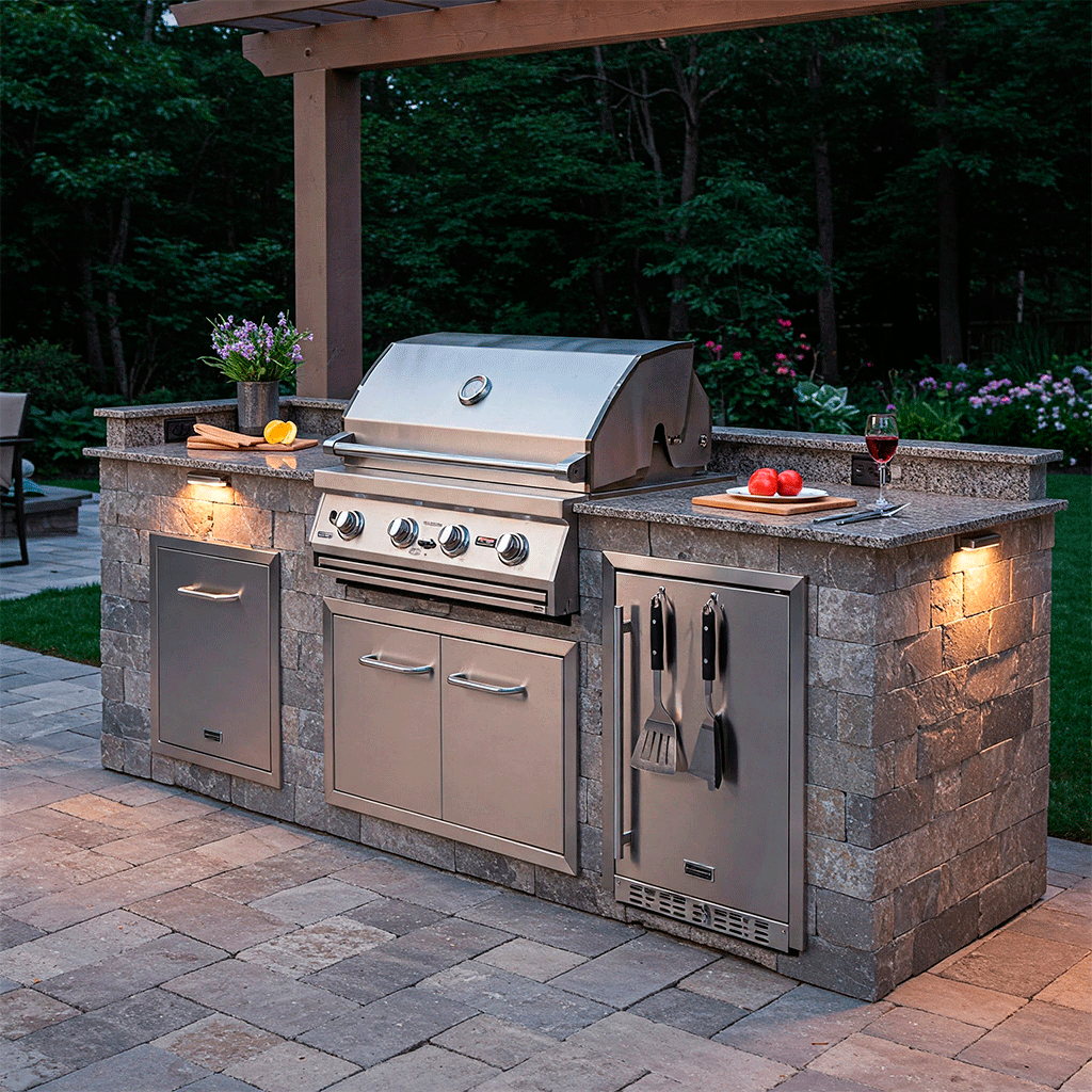 Built-in-Grilling-Station