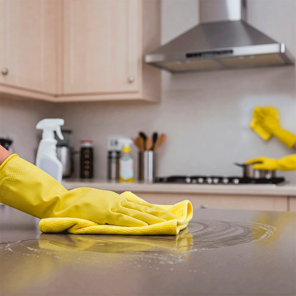 Wipe-Down-Surfaces-in-the-kitchen