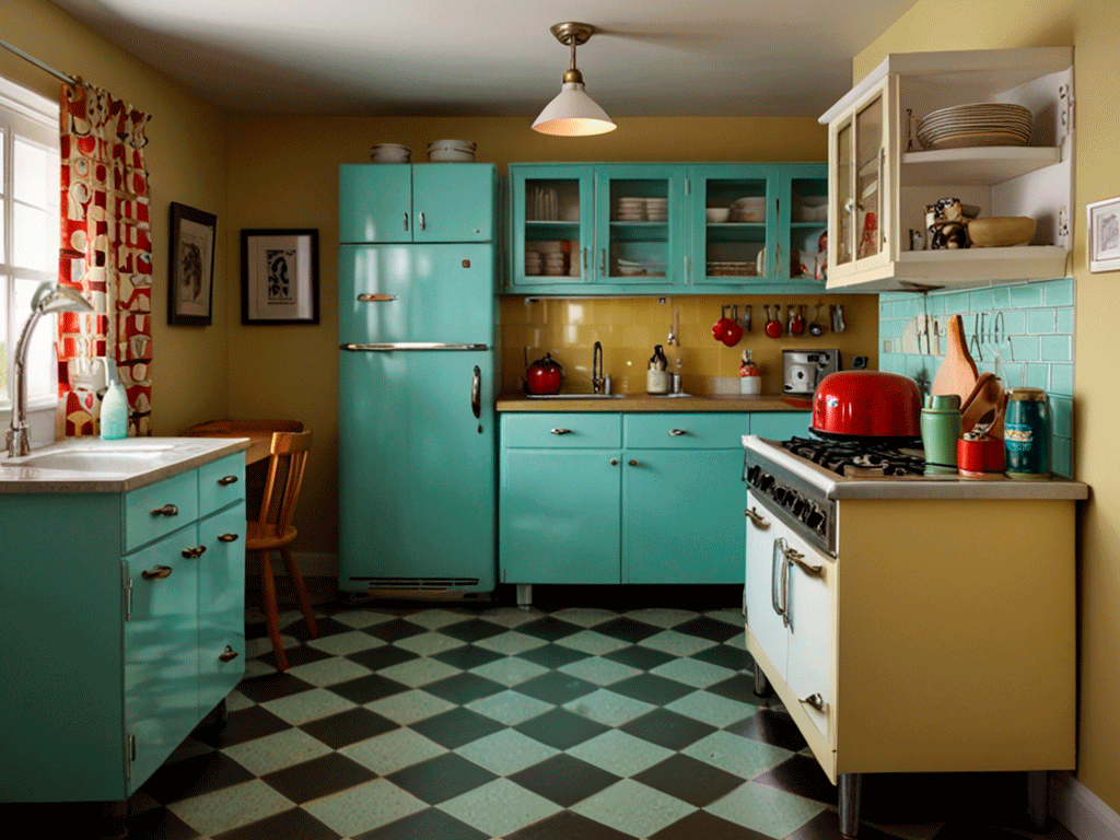 Vintage-Inspired-Kitchenette