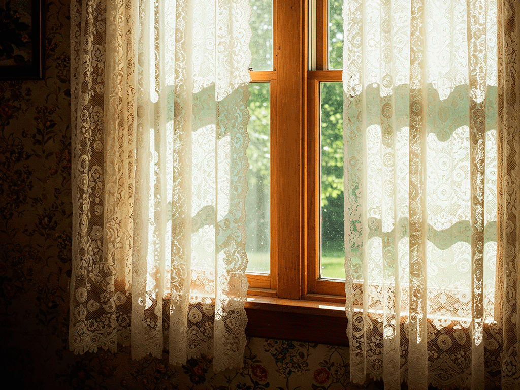 Vintage-lace-curtains