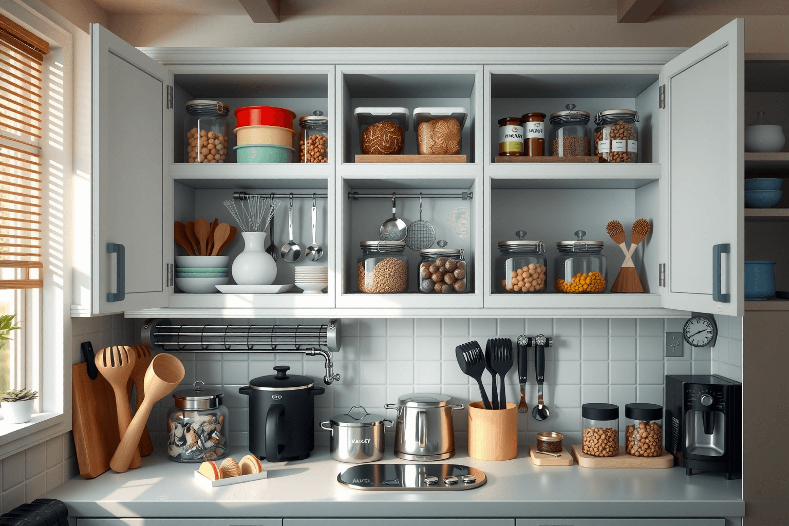Open shelving